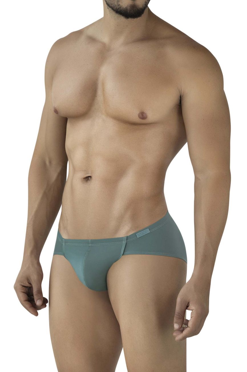 Clever Moda Men's Underwear 2043 Mendoza Briefs Color Green