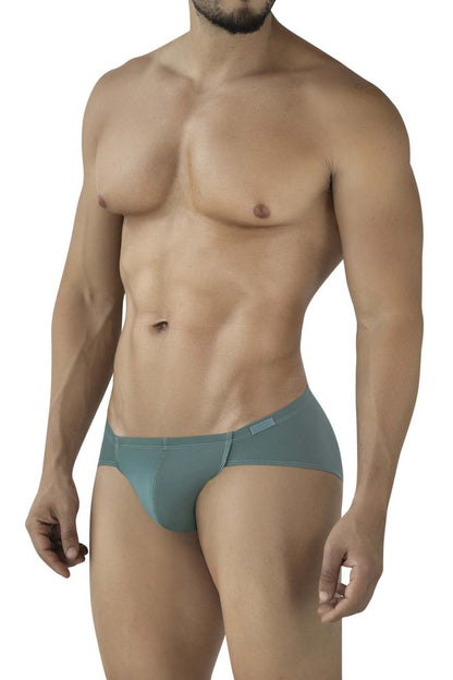 Clever Moda Men's Underwear 2043 Mendoza Briefs Color Green
