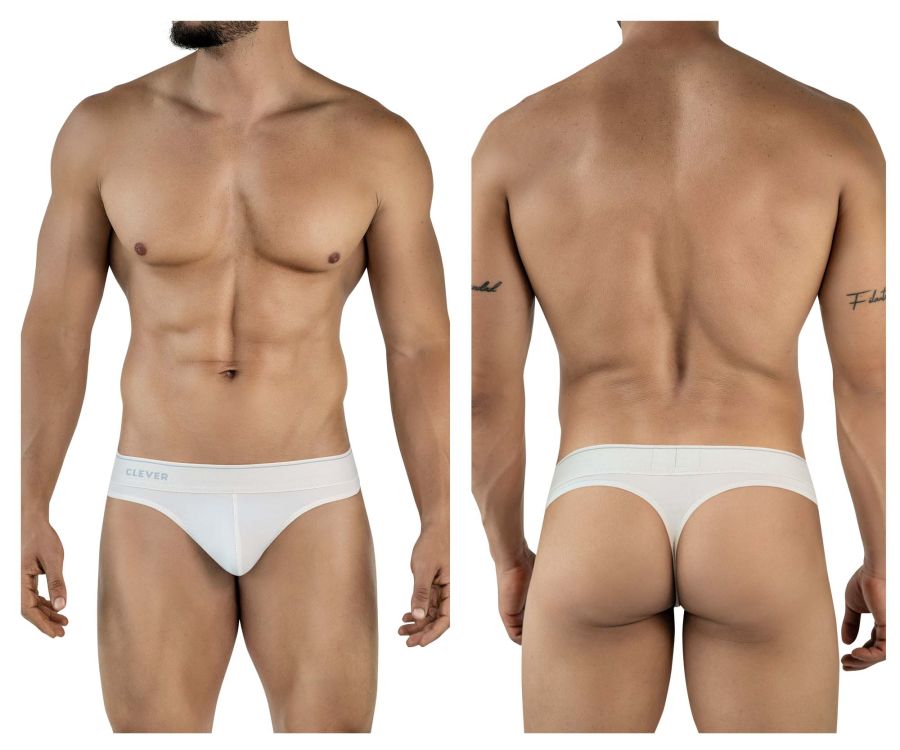 Clever Moda Men's Underwear 2044 Mendoza Thongs Color Beige