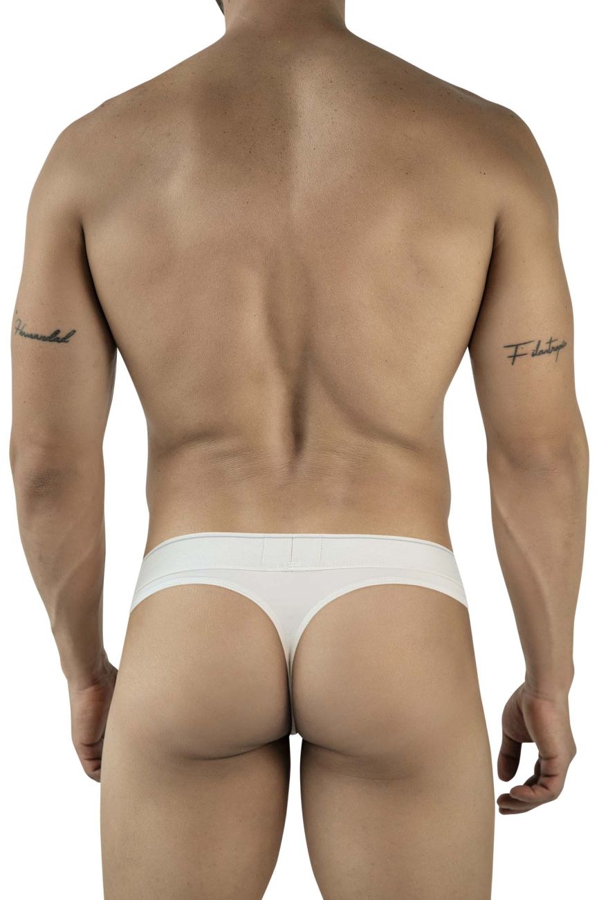 Clever Moda Men's Underwear 2044 Mendoza Thongs Color Beige