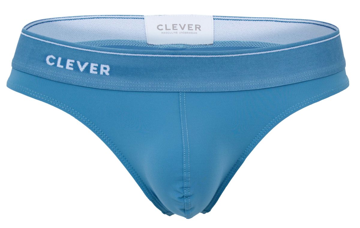 Clever Moda Men's Underwear 2044 Mendoza Thongs Color Blue