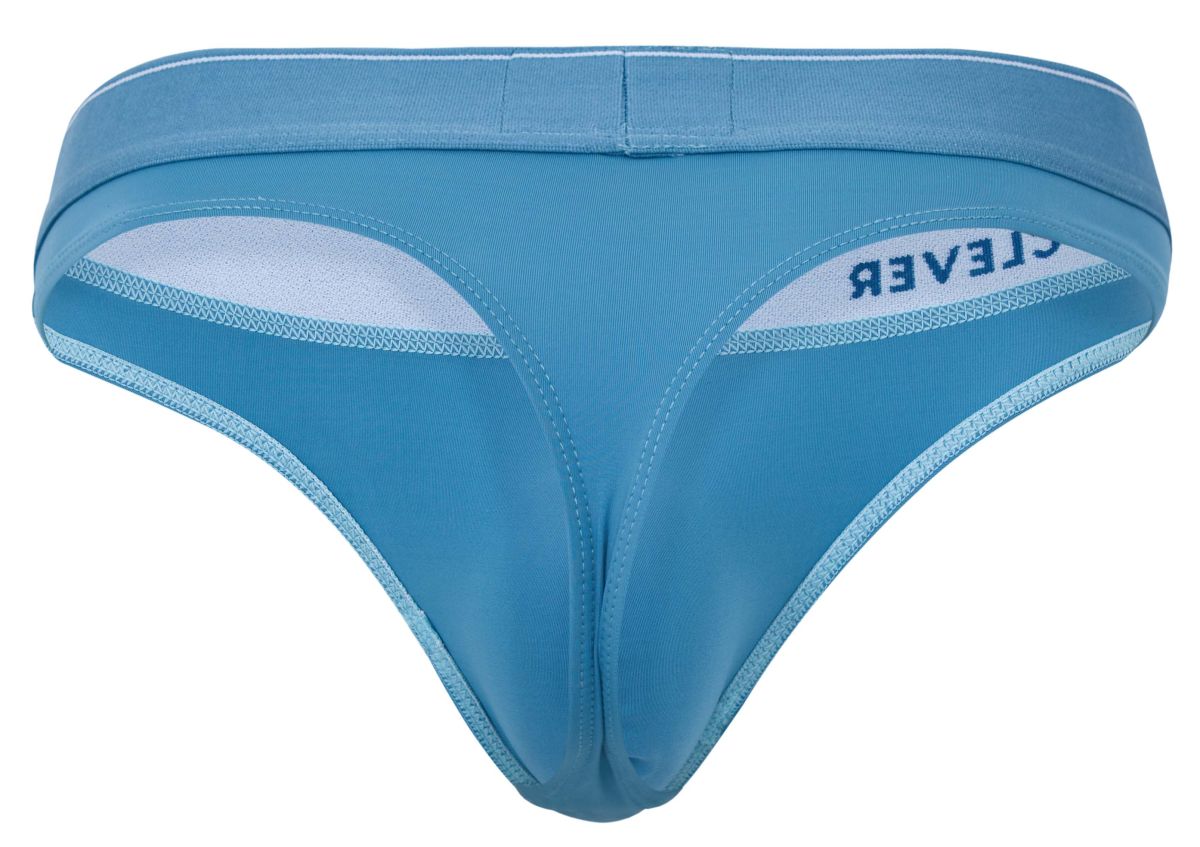 Clever Moda Men's Underwear 2044 Mendoza Thongs Color Blue