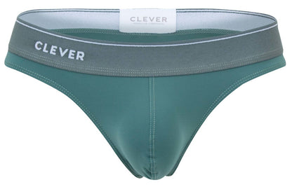 Clever Moda Men's Underwear 2044 Mendoza Thongs Color Green