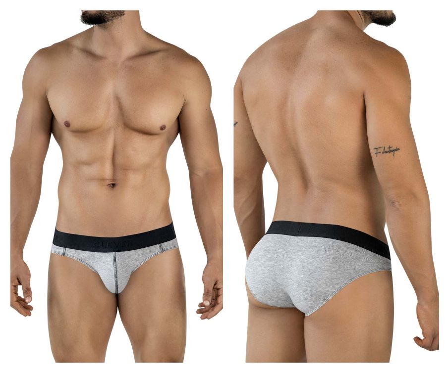 Clever Moda Men's Underwear 2045 Catamarca Briefs Color Dark Gray