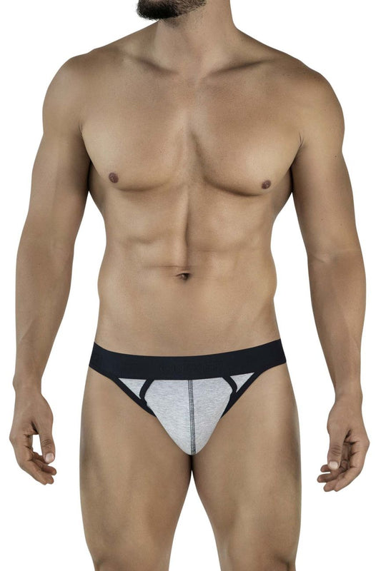 Clever Moda Men's Underwear 2046 Catamarca Thongs Color Dark Gray