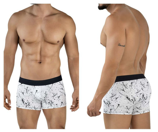 Clever Moda Men's Underwear 2050 Brochazos Trunks Color Black