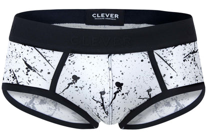 Clever Moda Men's Underwear 2051 Brochazos Briefs Color Black