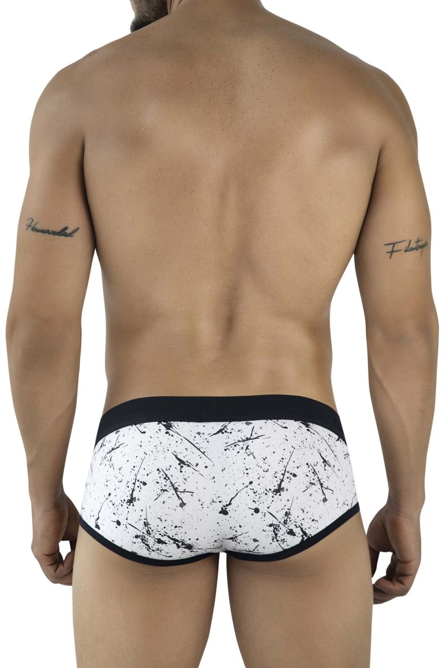 Clever Moda Men's Underwear 2051 Brochazos Briefs Color Black
