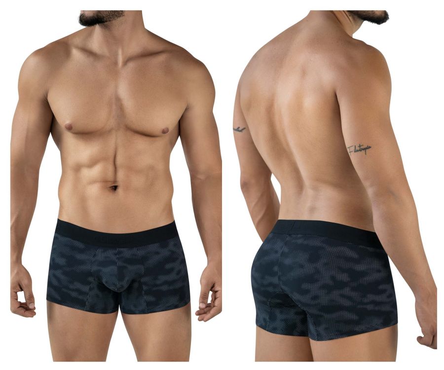 Clever Moda Men's Underwear 2052 Militar Trunks Color Black