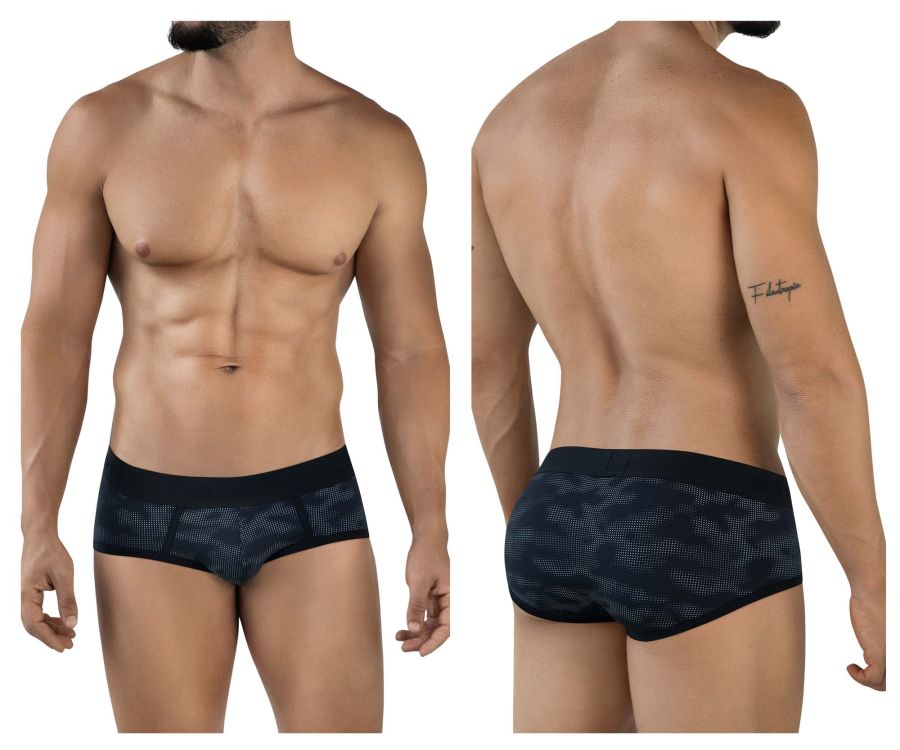 Clever Moda Men's Underwear 2053 Militar Briefs Color Black