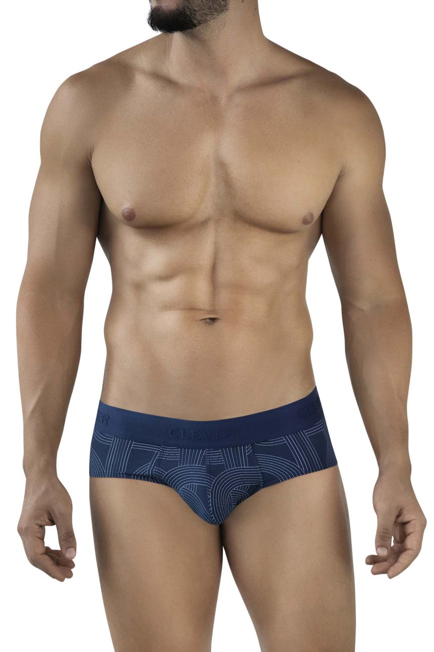 Clever Moda Men's Underwear 2055 Navy Briefs Color Dark Blue