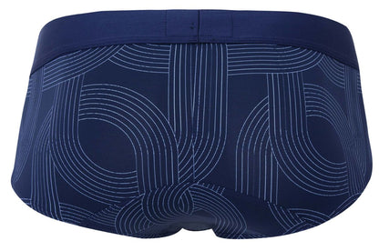 Clever Moda Men's Underwear 2055 Navy Briefs Color Dark Blue