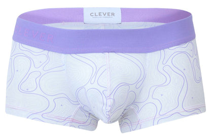 Clever Moda Men's Underwear 2056 Maze Trunks Color Lilac