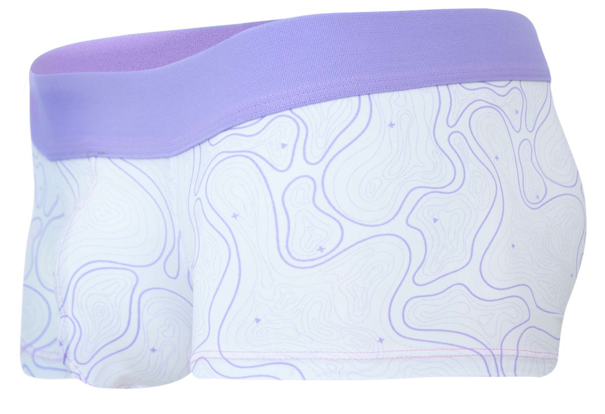 Clever Moda Men's Underwear 2056 Maze Trunks Color Lilac