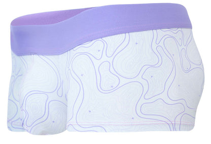 Clever Moda Men's Underwear 2056 Maze Trunks Color Lilac