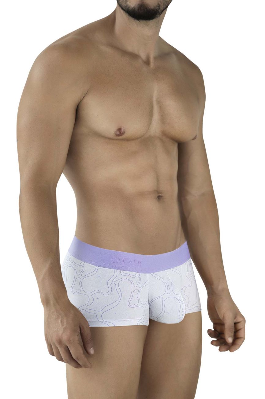 Clever Moda Men's Underwear 2056 Maze Trunks Color Lilac