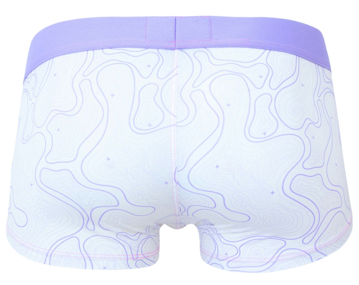 Clever Moda Men's Underwear 2056 Maze Trunks Color Lilac