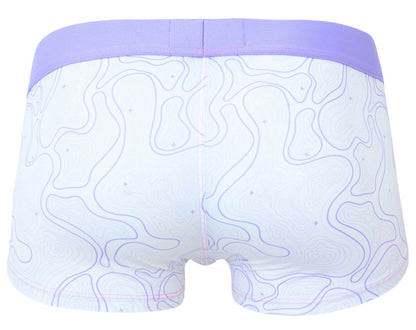 Clever Moda Men's Underwear 2056 Maze Trunks Color Lilac
