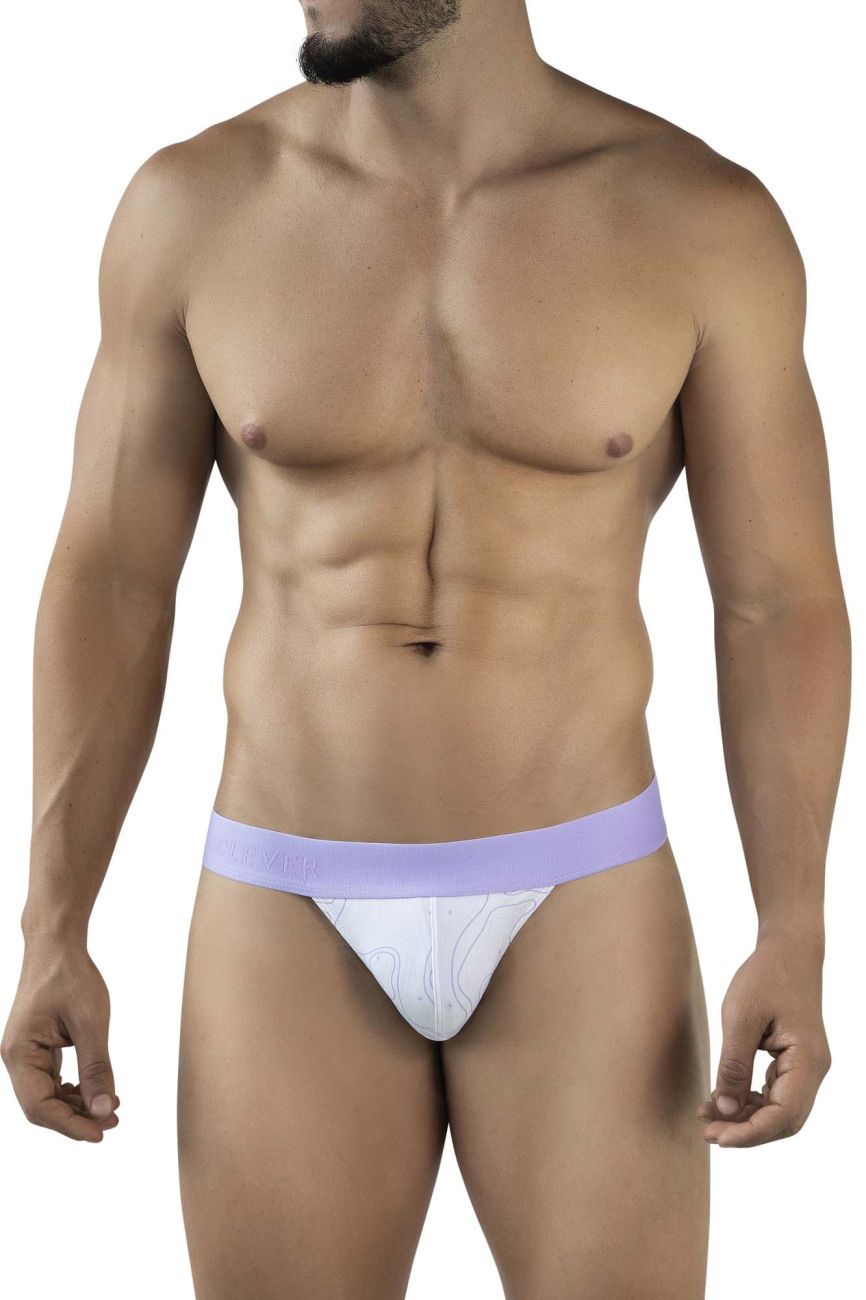 Clever Moda Men's Underwear 2057 Maze Bikini Color Lilac