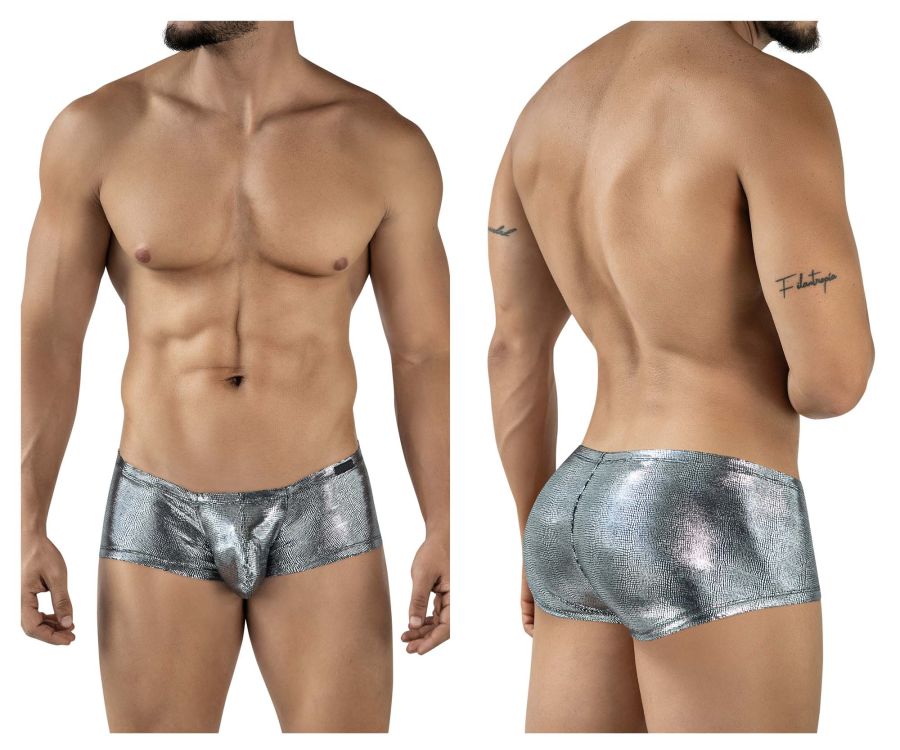 Clever Moda Men's Underwear 2058 Sparkles Trunks Color Black