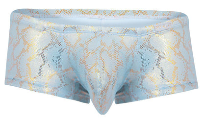 Clever Moda Men's Underwear 2061 Diamond Trunks Color Blue