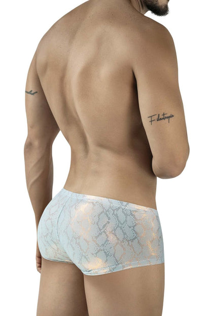 Clever Moda Men's Underwear 2061 Diamond Trunks Color Blue