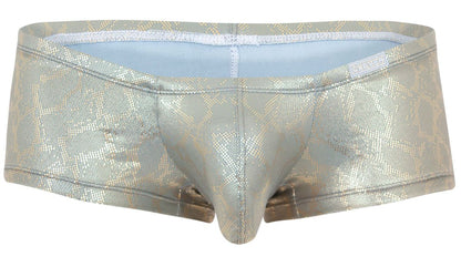 Clever Moda Men's Underwear 2061 Diamond Trunks Color Gold