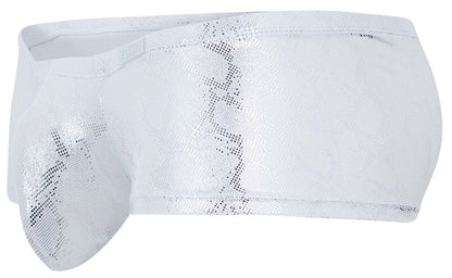 Clever Moda Men's Underwear 2061 Diamond Trunks Color Silver