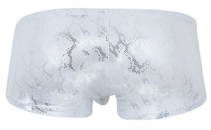 Clever Moda Men's Underwear 2061 Diamond Trunks Color Silver