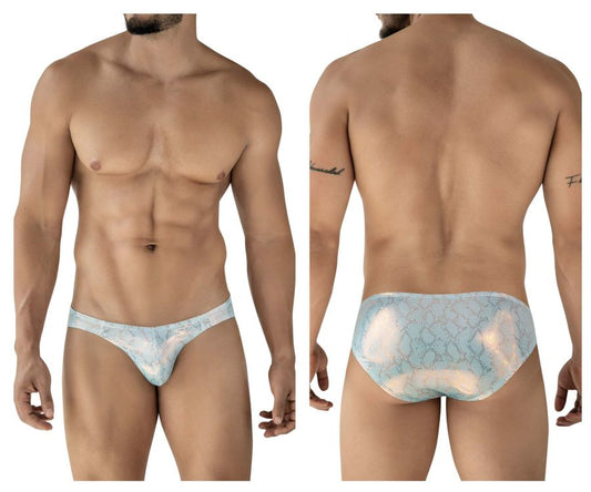 Clever Moda Men's Underwear 2062 Diamond Briefs Color Blue