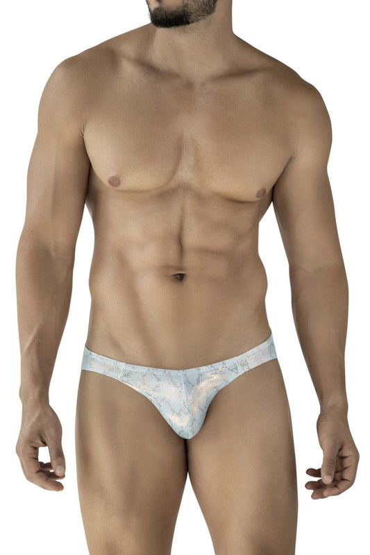 Clever Moda Men's Underwear 2062 Diamond Briefs Color Blue