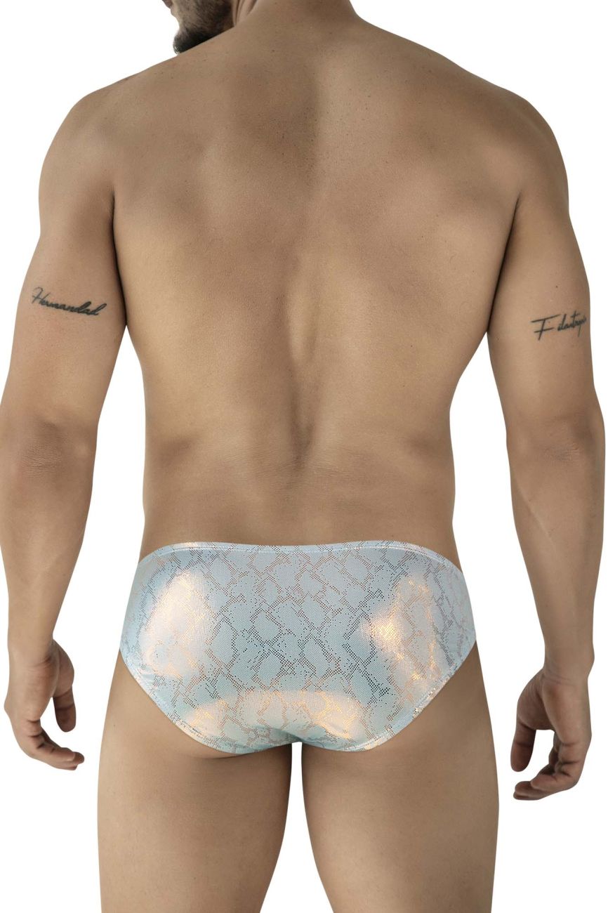 Clever Moda Men's Underwear 2062 Diamond Briefs Color Blue