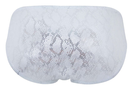 Clever Moda Men's Underwear 2062 Diamond Briefs Color Silver