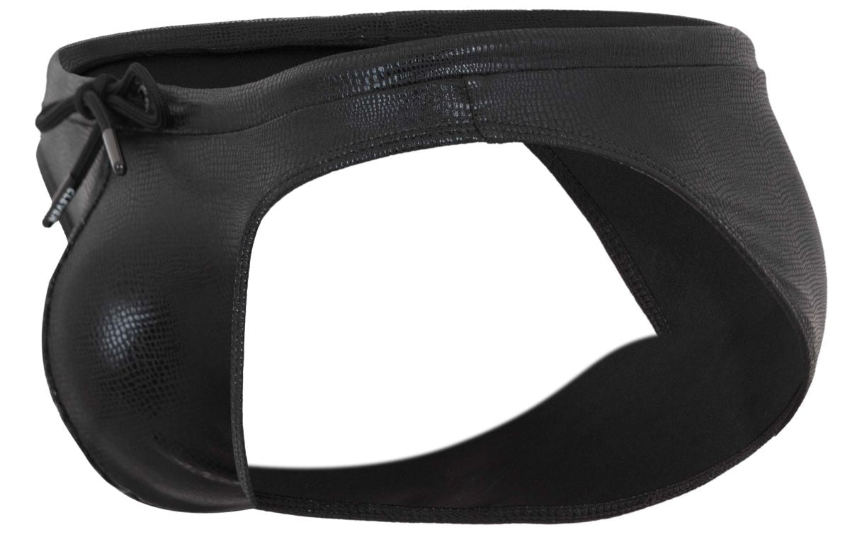 Clever Moda Men's swimwear 2065 Gorgona Swim Briefs Color Black