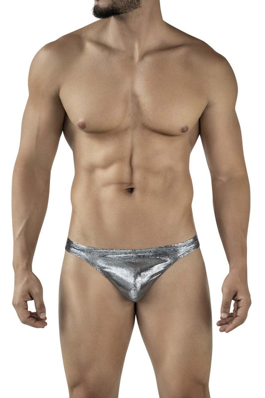 Clever Moda Men's Underwear 2072 Sparkles Thongs Color Black