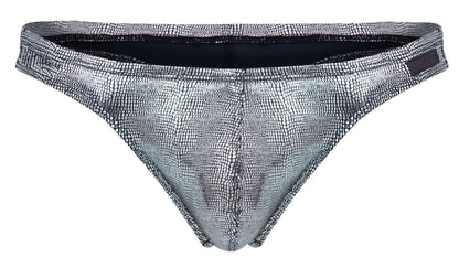 Clever Moda Men's Underwear 2072 Sparkles Thongs Color Black