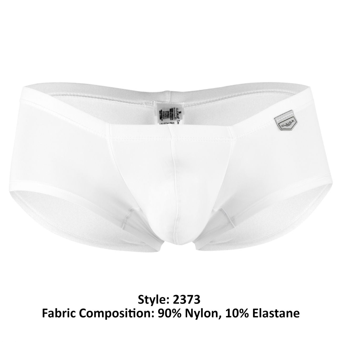 Clever Moda Men's Underwear 2373 Australian Latin Boxer Briefs Color White