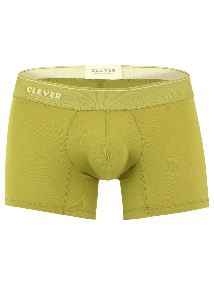 Clever Moda Men's Underwear 26008 Atenea Boxer Briefs Color Green