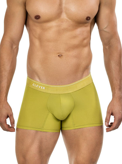 Clever Moda Men's Underwear 26008 Atenea Boxer Briefs Color Green