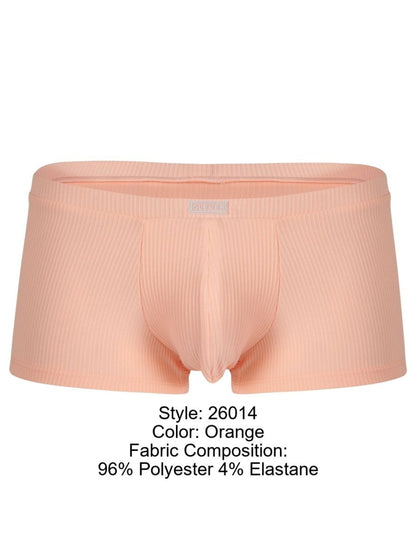 Clever Moda Men's Underwear 26014 Apolo Trunks Color Orange