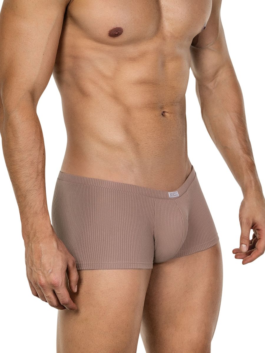 Clever Moda Men's Underwear 26015 Apolo Trunks Color Sand