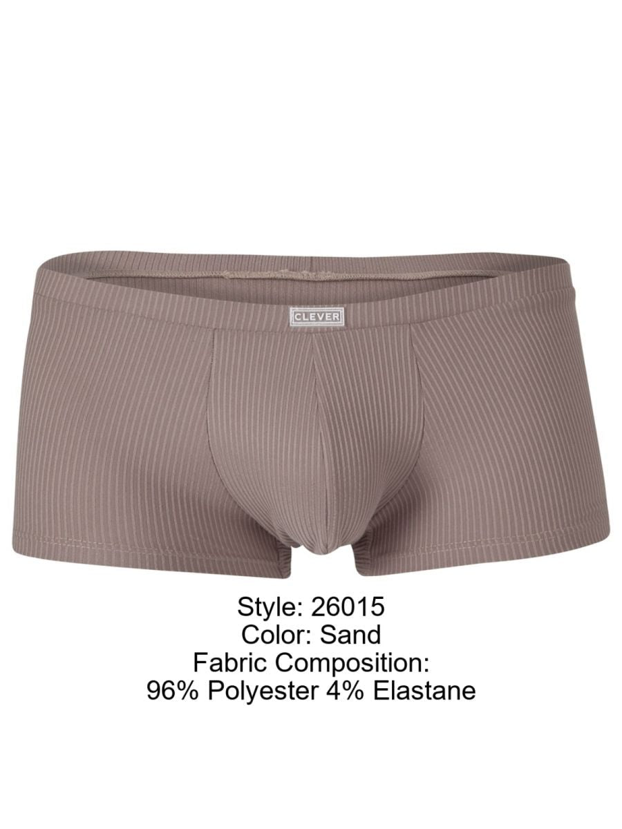 Clever Moda Men's Underwear 26015 Apolo Trunks Color Sand