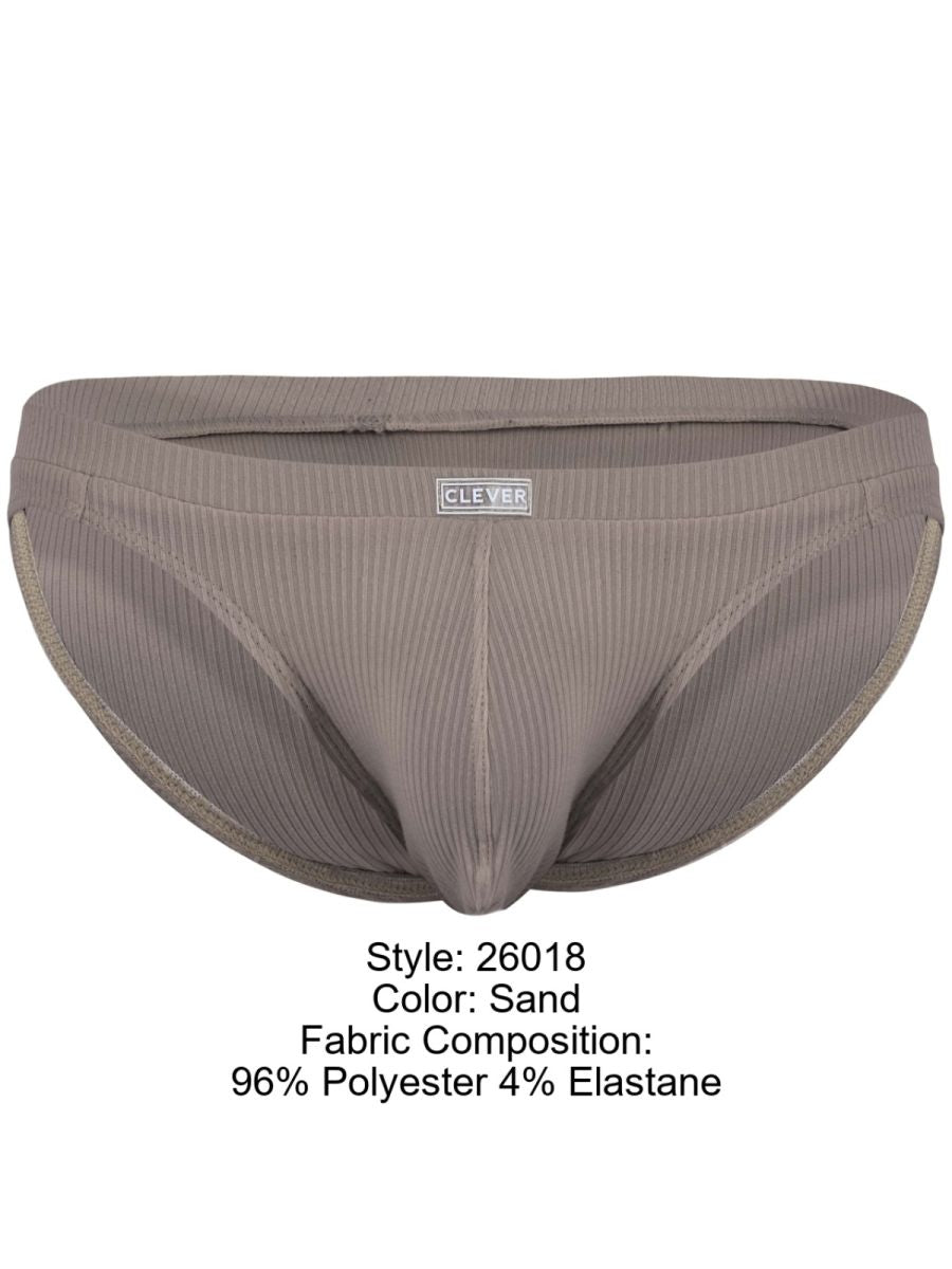 Clever Moda Men's Underwear 26018 Apolo Bikini Color Sand