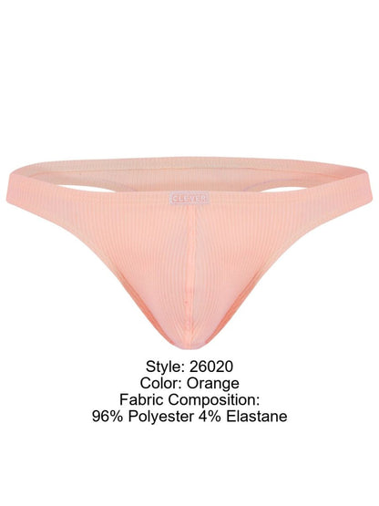 Clever Moda Men's Underwear 26020 Apolo Thongs Color Orange