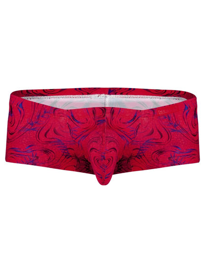 Clever Moda Men's Underwear 26026 Helion Trunks Color Red