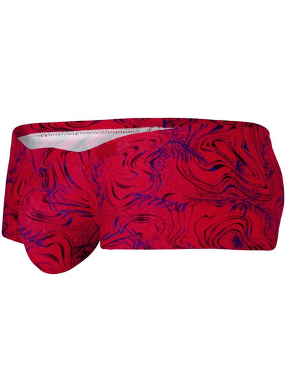 Clever Moda Men's Underwear 26026 Helion Trunks Color Red