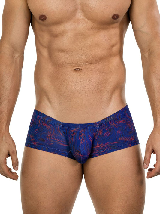 Clever Moda Men's Underwear 26027 Helion Trunks Color Blue