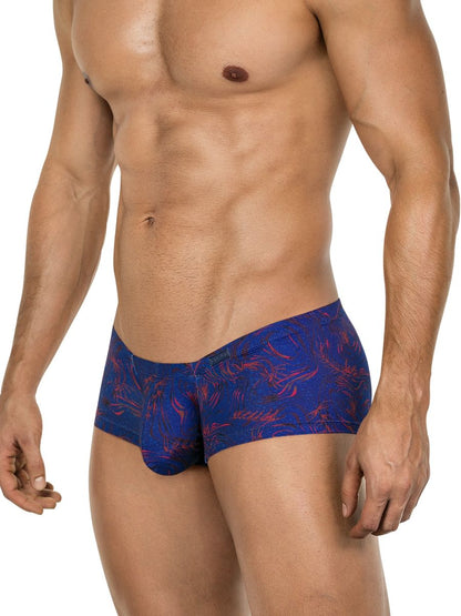 Clever Moda Men's Underwear 26027 Helion Trunks Color Blue