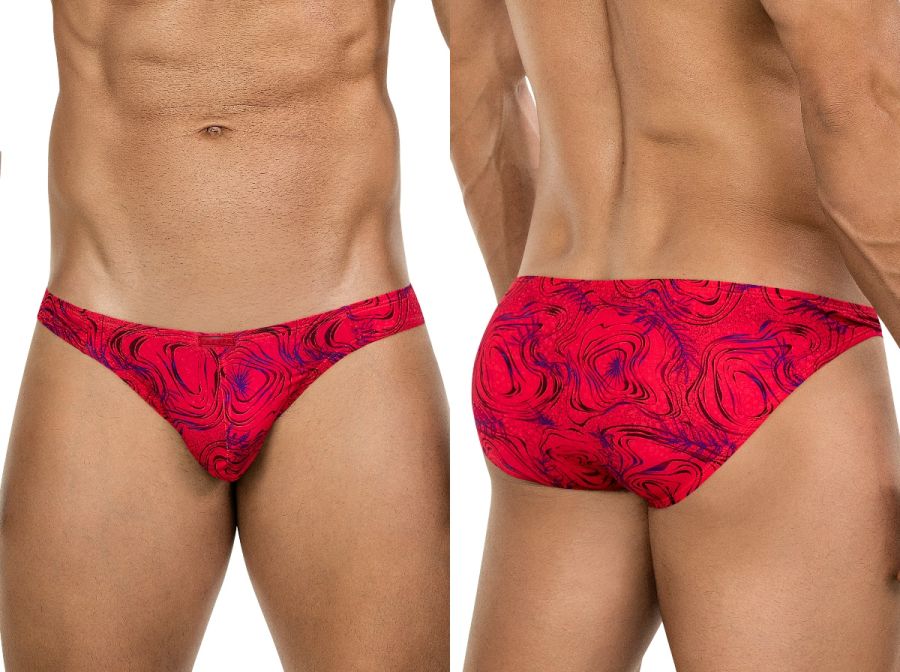Clever Moda Men's Underwear 26028 Helion Bikini Color Red