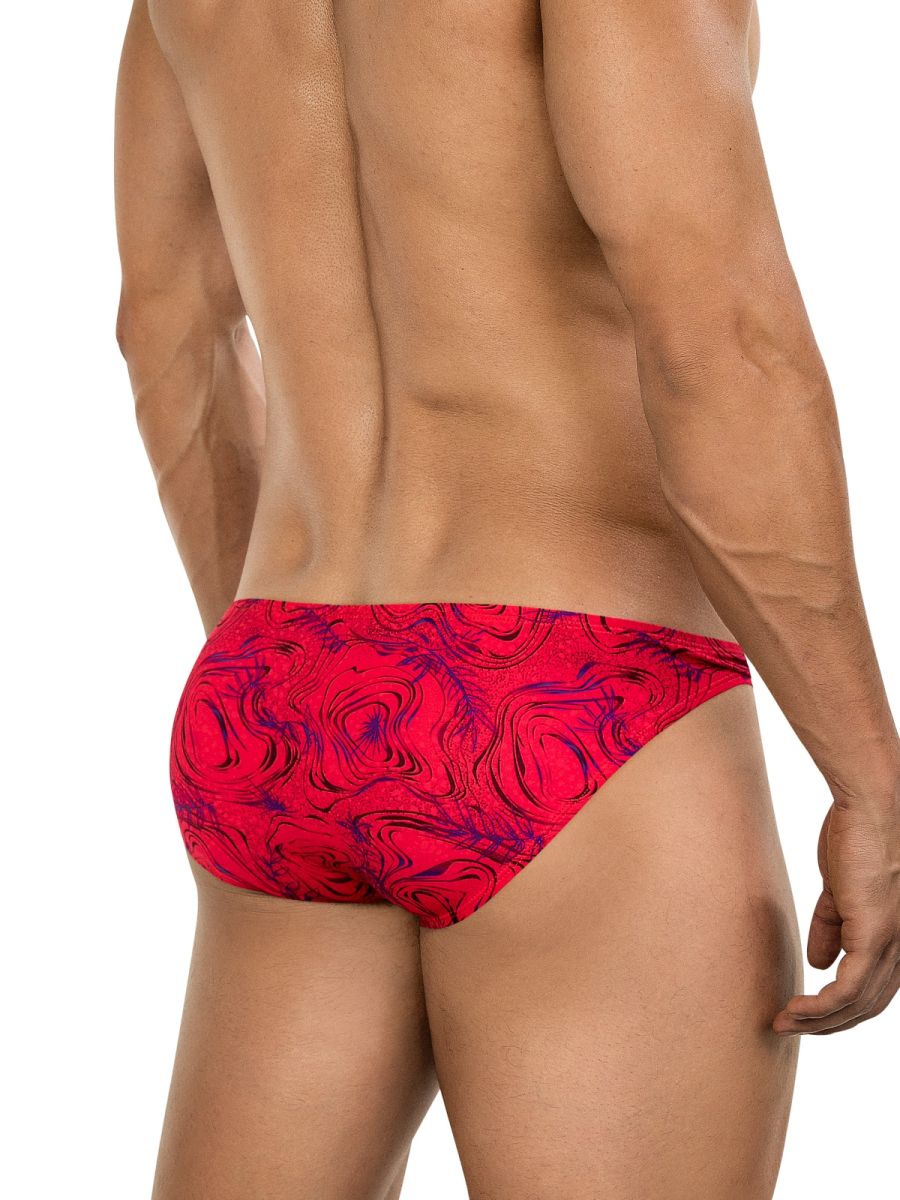 Clever Moda Men's Underwear 26028 Helion Bikini Color Red